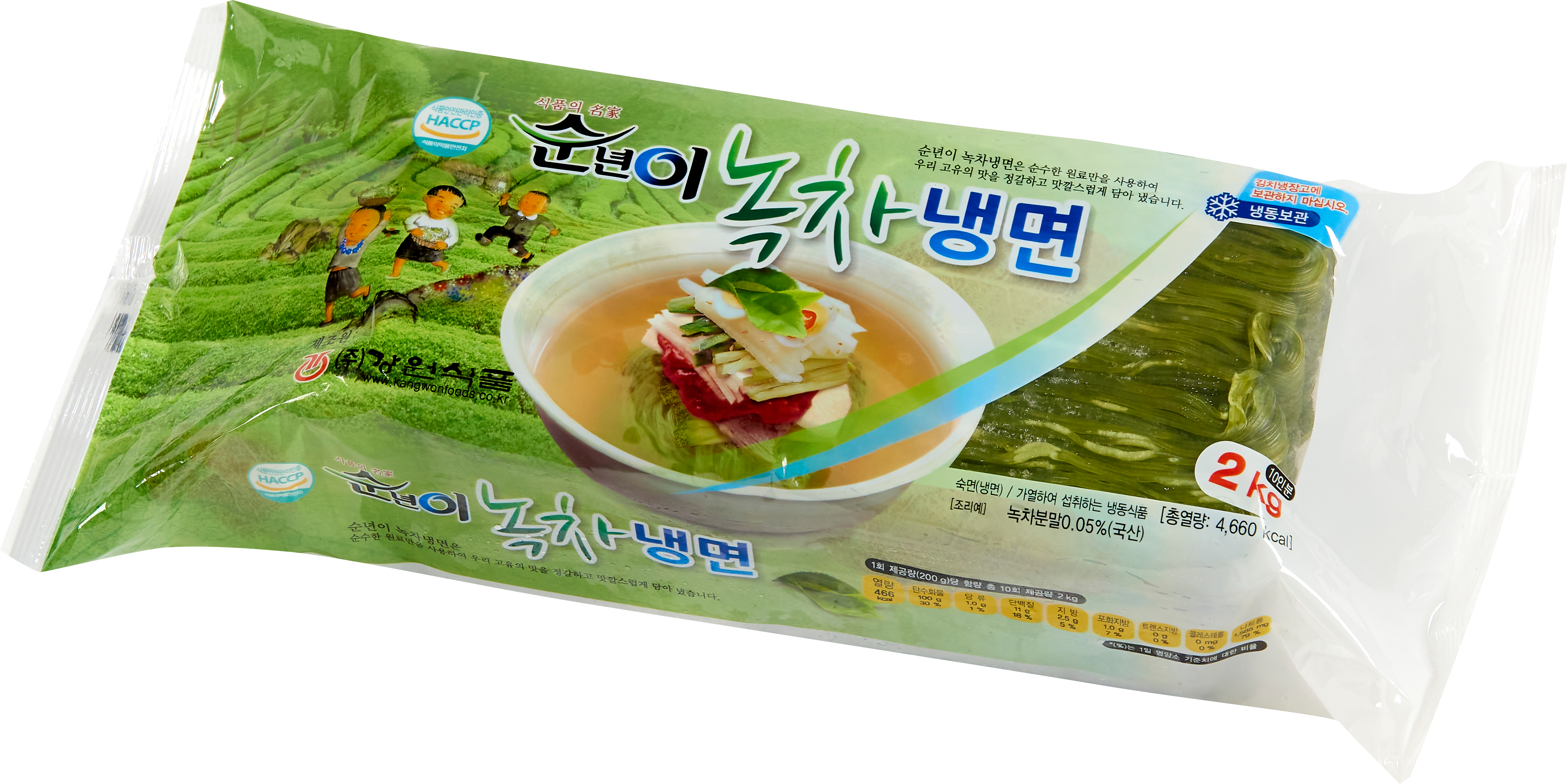 순년이 녹차냉면 [2Kg : 10인분]